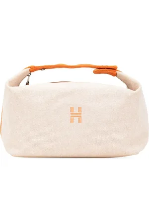 Hermès 2020-2025 Large Toile Bride a Brac vanity bag