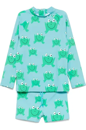 Stella McCartney Frog-print swim set