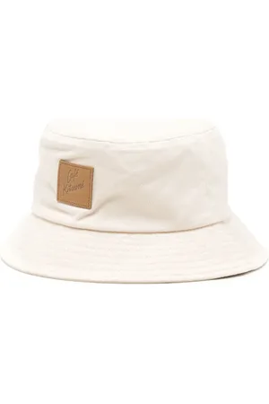 Café Kitsuné Logo-appliqué bucket hat