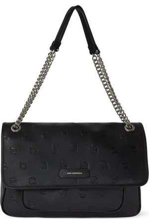 Karl Lagerfeld Large Ikon monogram shoulder bag