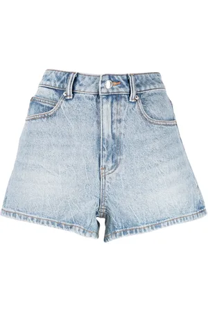 Alexander Wang Shorty high-rise denim shorts