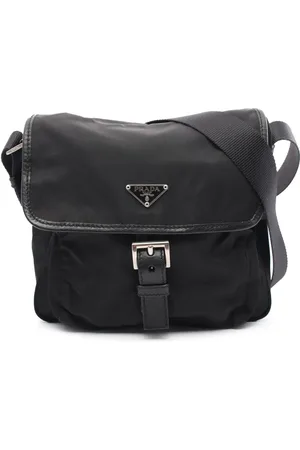 Prada 2000-2013 Tessuto Buckle Messenger Bag crossbody bag