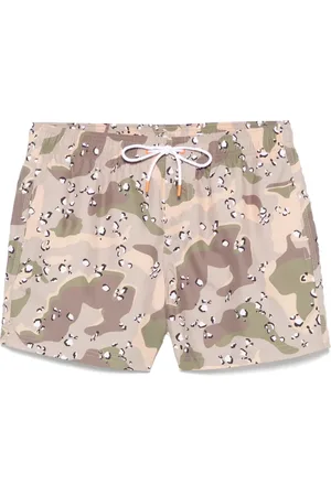 Sundek Camouflage-print swim shorts