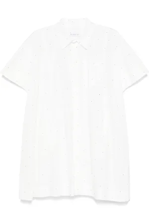 Manuel Ritz Rhinestone-embellished shirt dress