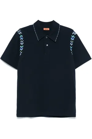 Missoni Zigzag-trim polo shirt