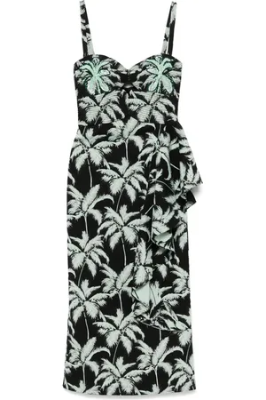 JOHANNA ORTIZ Threaded palms midi dress