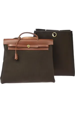 Hermès 2002 Herbag MM two-way handbag