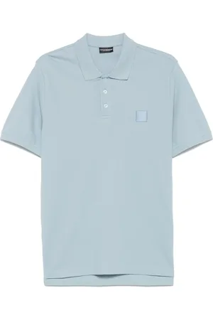 Emporio Armani Piqu??-weave polo shirt