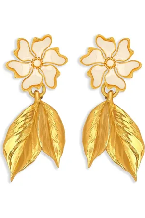 Oscar de la Renta Flower-detailing earrings