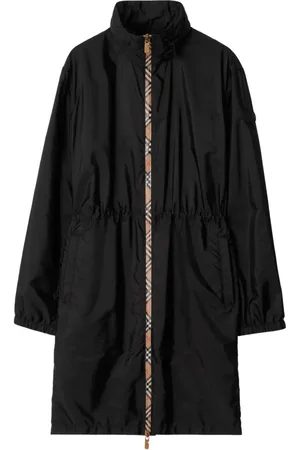 Burberry Vintage Check-trim parka coat