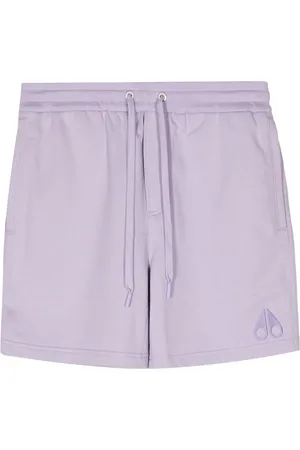 Moose Knuckles Logo-embroidered cotton track shorts