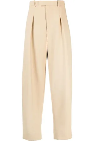 WARDROBE.NYC Wide-leg dart-detail trousers