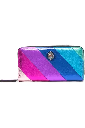 Kurt Geiger Diagonal-stripe panelled purse