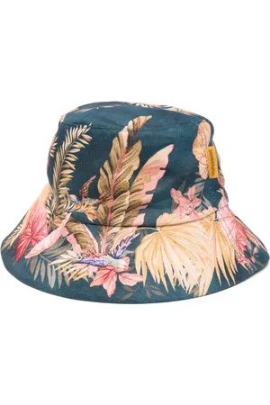 ZIMMERMANN Printed canvas bucket hat