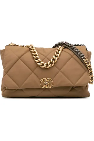 CHANEL 2019 Maxi Canvas 19 Flap satchel