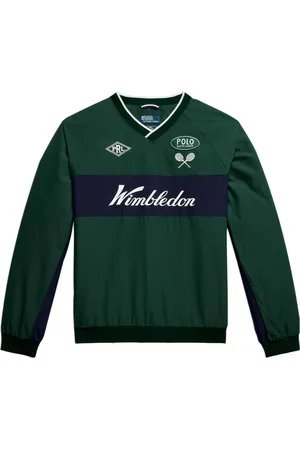 Ralph Lauren X Wimbledon logo-appliqu?? sweatshirt