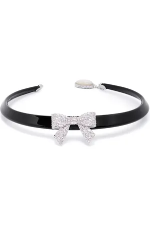 Shushu/Tong Bow-detail choker necklace