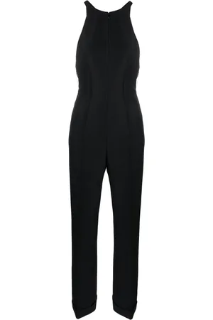 Serafini Sleeveless box-pleat jumpsuit