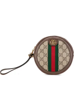 Gucci 2016-2024 GG Supreme Ophidia Round clutch bag