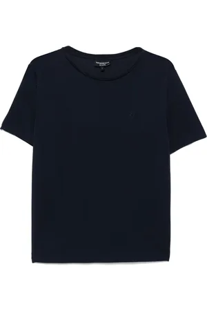 Emporio Armani Logo-embroidered T-shirt