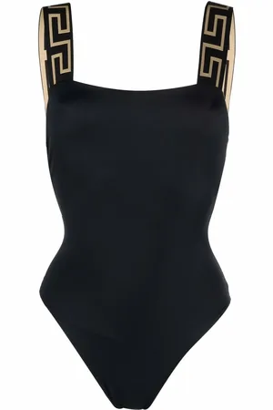 VERSACE Greca-detail swimsuit