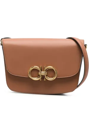 Salvatore Ferragamo Trapezio leather crossbody bag