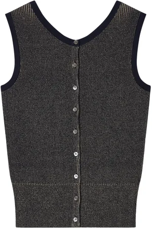 Studio Tomboy Ribbed sleeveless top