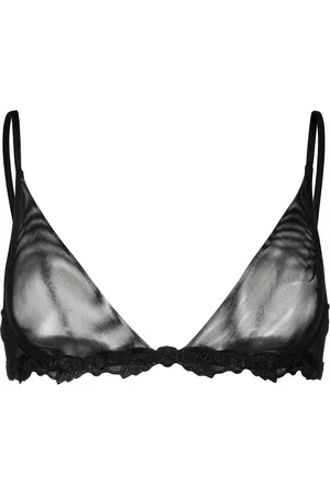 La Perla Semi-sheer embroidered detail bra