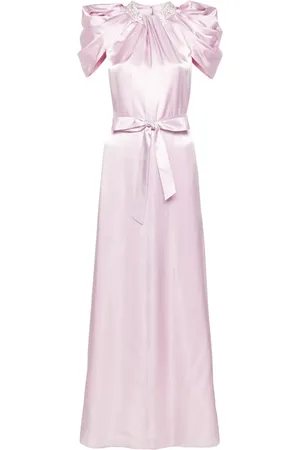 HUISHAN ZHANG Glory twisted satin gown