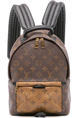 LOUIS VUITTON 2019 Monogram Reverse Palm Springs PM backpack