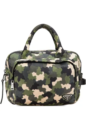 Prada 2013-2024 Canvas Camouflage Cordura satchel