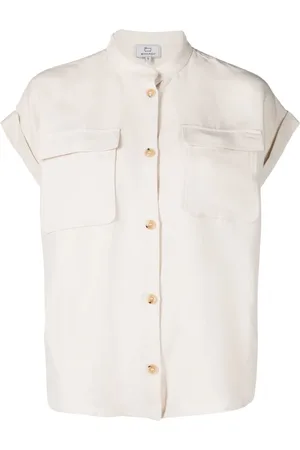 Woolrich Cap sleeve button-up shirt