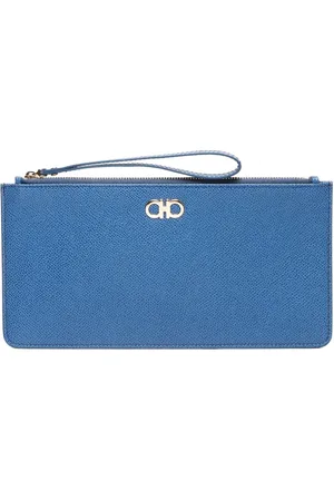 Salvatore Ferragamo 2000-2020s Gancini Leather clutch bag