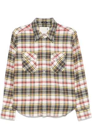R13 Plaid-check shirt