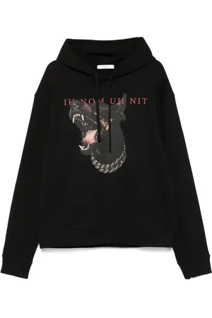 Ih Nom Uh Nit Dog-print hoodie