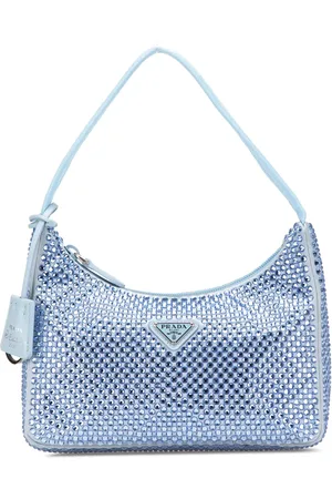 Prada 2013-2024 Mini Satin Crystal Re-Edition 2000 shoulder bag