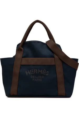 Hermès 2017 Toile Sac de Pansage Grooming Bag satchel