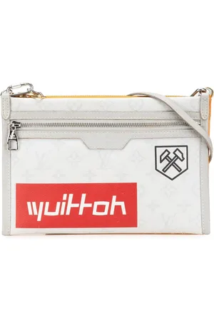 LOUIS VUITTON 2019 Monogram Antartica Double Flat Messenger crossbody bag