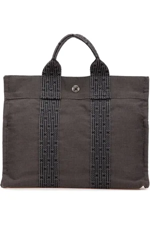 Hermès 1990-2010 Toile Herline PM handbag