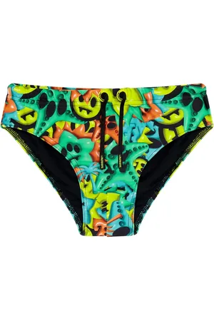 BARROW Graphic-print swim trunks