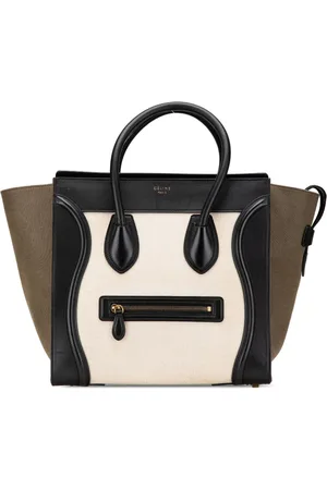 Céline 2014 Mini Canvas Tricolor Luggage tote bag