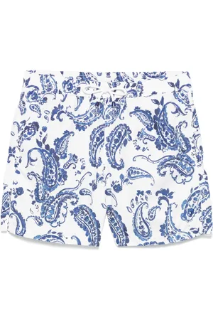Rosi Paisley-print swim shorts