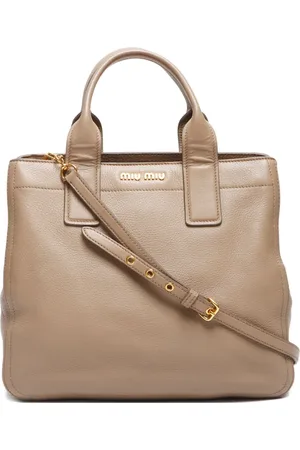 Miu Miu 2010s Madras two-way handbag