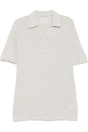 OFFICINE GENERALE Short sleeve polo shirt