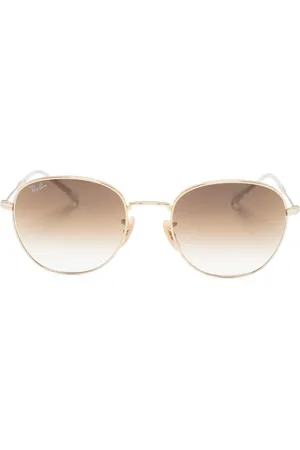 Ray-Ban Metallic pantos-frame sunglasses
