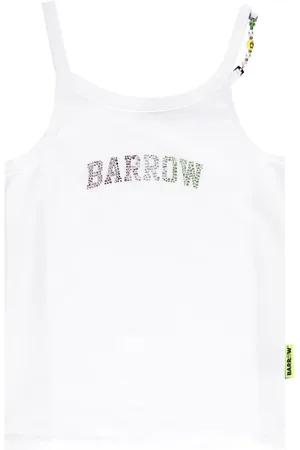 BARROW Bead-chain detailing tank top