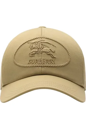 Burberry Knight Stamp gabardine baseball cap