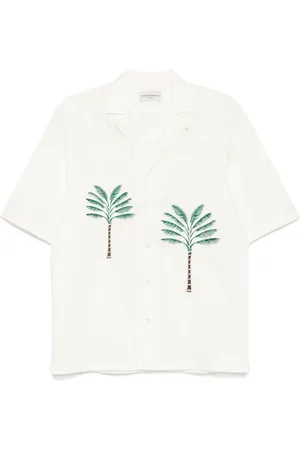 OFFICINE GENERALE Luis palm tree shirt