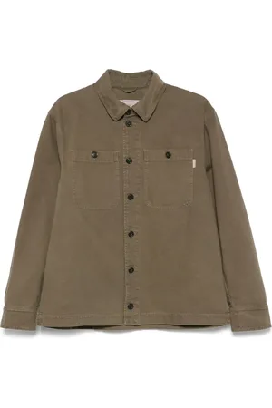 Baracuta Canvas garment-dyed overshirt