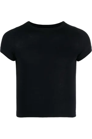 EXTREME CASHMERE Cropped short-sleeve T-shirt